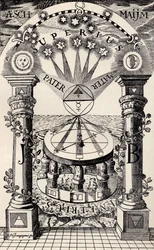 Un compas franc-maçon-rosicrucien de 1779, tiré de 